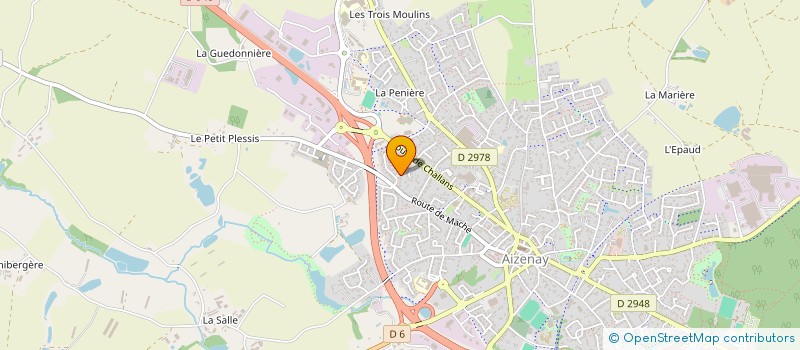 localisation de l'entreprise 908 959 372   AIZENAY