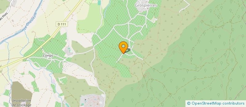 localisation de l'entreprise 908 971 989   GROSPIERRES