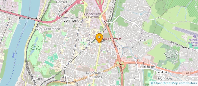 localisation de l'entreprise 908 980 550 à LORMONT