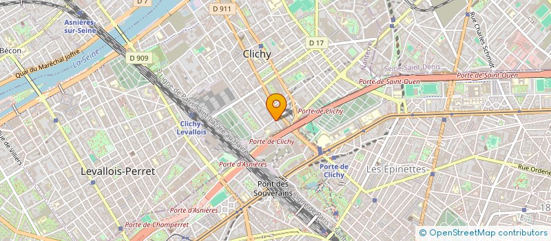 localisation de l'entreprise 908 991 383   CLICHY