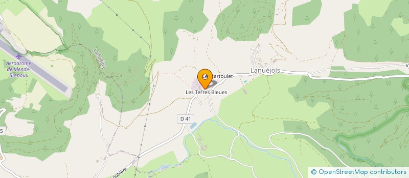 localisation de l'entreprise 909 022 022   LANUEJOLS