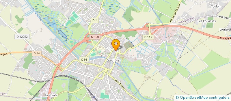 localisation de l'entreprise 909 056 236   SAUJON