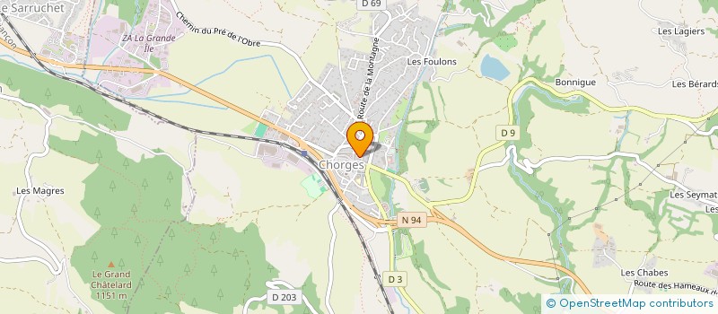 localisation de l'entreprise 909 057 614   LA BATIE-NEUVE