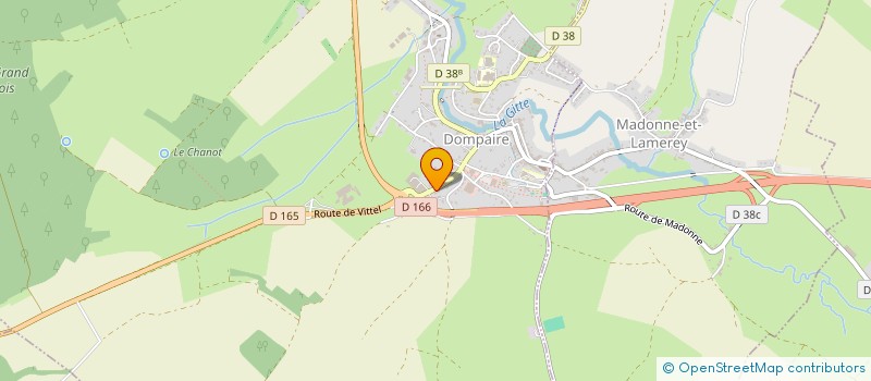 localisation de l'entreprise 909 060 709   DOMPAIRE