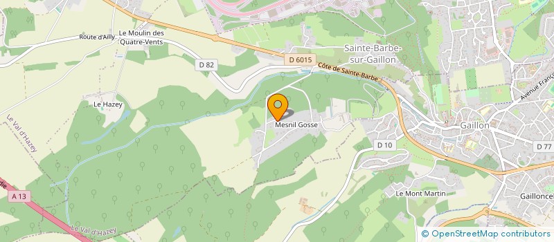 localisation de l'entreprise 909 070 468   LE VAL D'HAZEY