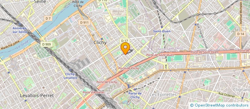 localisation de l'entreprise 909 073 629  à CLICHY