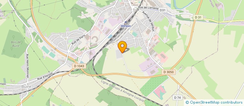 localisation de l'entreprise 909 073 835   HIRSON