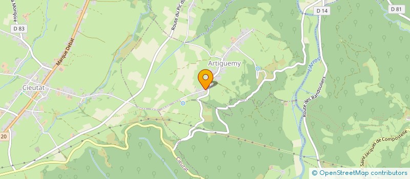 localisation de l'entreprise 909 074 114   ARTIGUEMY