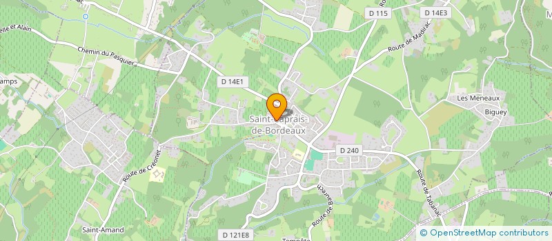 localisation de l'entreprise 909 085 789   PORTETS