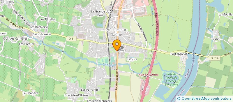 localisation de l'entreprise 909 102 113 à CRECHES-SUR-SAONE