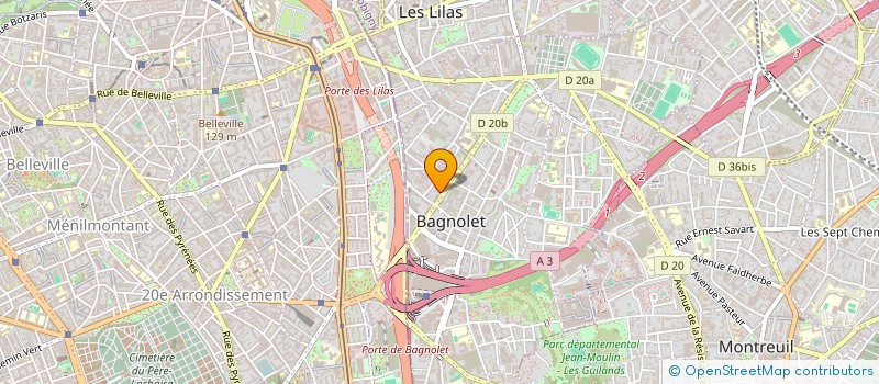 localisation de l'entreprise 909 109 761 à BAGNOLET