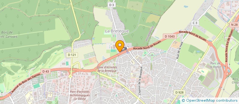 localisation de l'entreprise 909 119 141  à BOIS-GUILLAUME