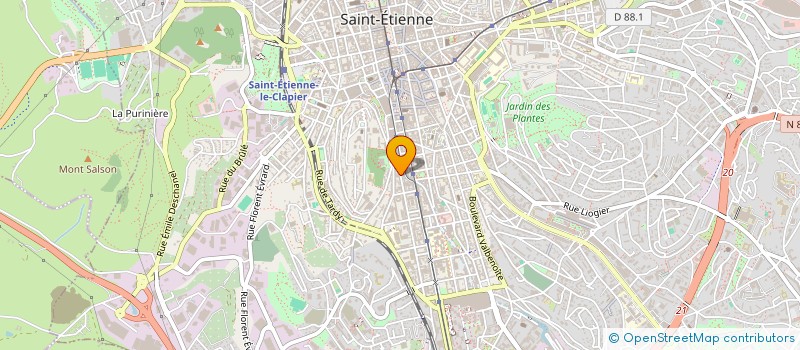 localisation de l'entreprise 909 120 362  à SAINT-ETIENNE