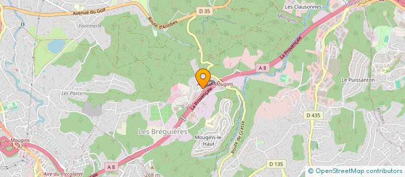 localisation de l'entreprise 909 124 760   MOUGINS