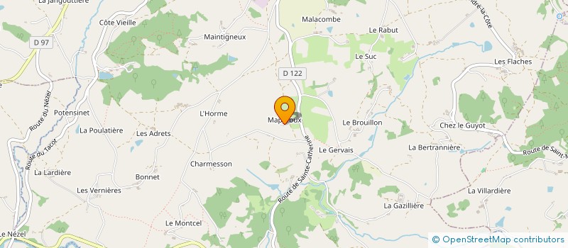 localisation de l'entreprise 909 145 062   SAINT-MARTIN-EN-HAUT