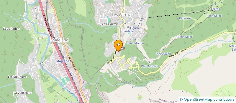 localisation de l'entreprise 909 148 843   ARACHES-LA-FRASSE