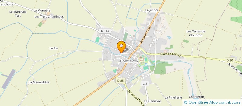 localisation de l'entreprise 909 164 543   PONTLEVOY