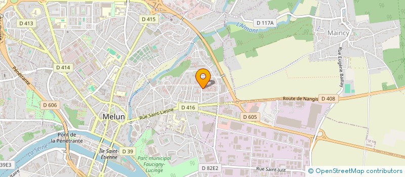 localisation de l'entreprise 909 174 955 à MELUN
