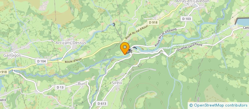 localisation de l'entreprise 909 181 810   ARRAS-EN-LAVEDAN