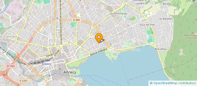 localisation de l'entreprise 909 196 909 à ANNECY