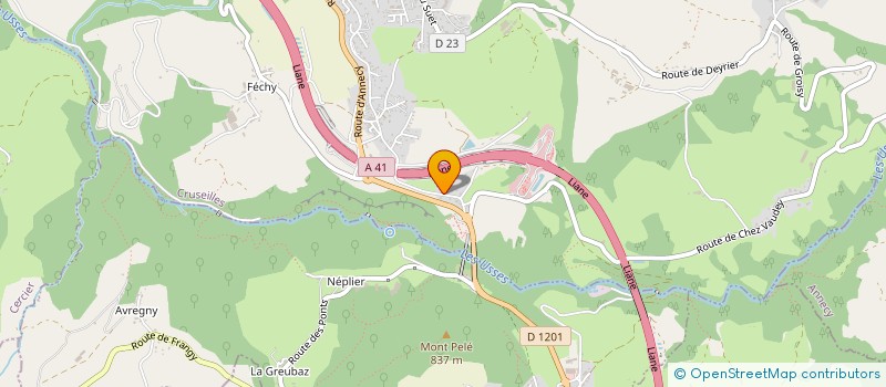 localisation de l'entreprise 909 199 473   EPAGNY METZ-TESSY