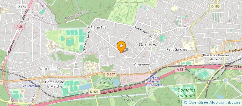 localisation de l'entreprise 909 204 224  à GARCHES
