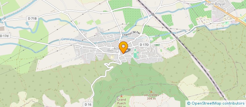 localisation de l'entreprise 909 212 342   ALLEINS