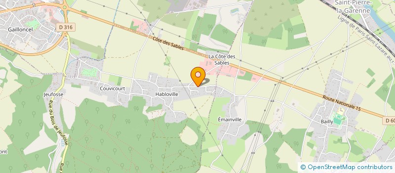 localisation de l'entreprise 909 247 975   GAILLON