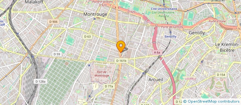 localisation de l'entreprise 909 248 627   MONTROUGE