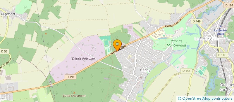 localisation de l'entreprise 909 251 308   D'HUISON-LONGUEVILLE