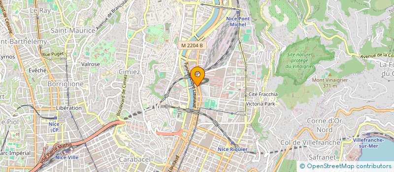 localisation de l'entreprise 909 272 023 à NICE