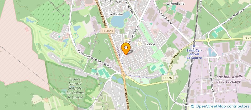 localisation de l'entreprise 909 277 360 à ORLEANS
