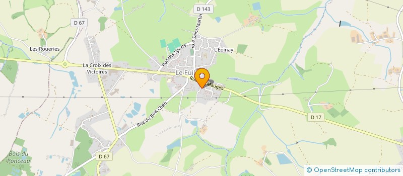 localisation de l'entreprise 909 283 434  à MONTREVAULT-SUR-EVRE