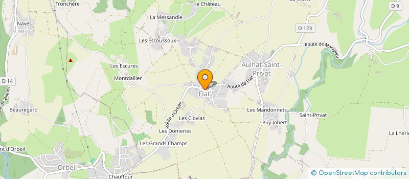 localisation de l'entreprise 909 286 908   AULHAT-FLAT