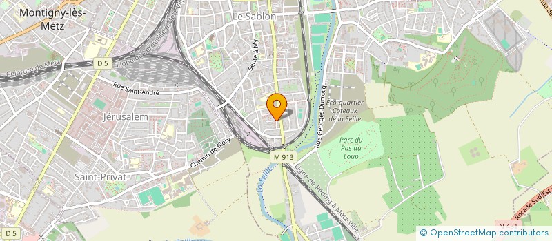 localisation de l'entreprise 909 295 644   METZ