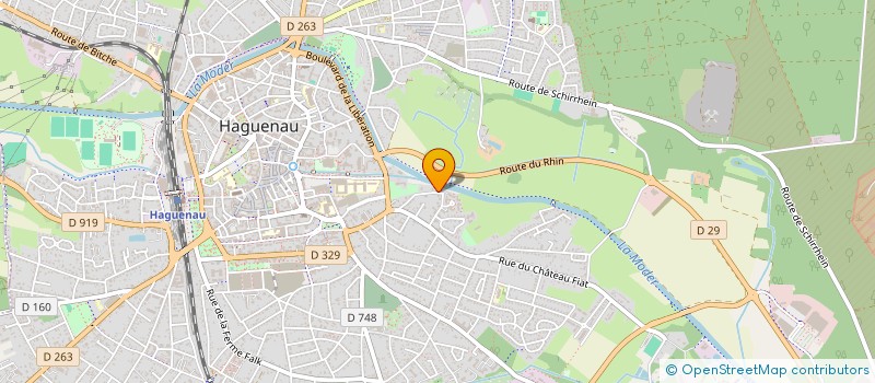 localisation de l'entreprise 909 300 840   HAGUENAU