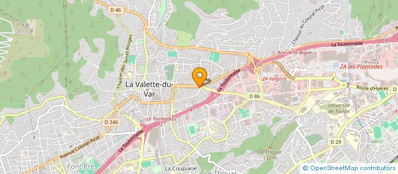 localisation de l'entreprise 909 330 268  à LA VALETTE-DU-VAR