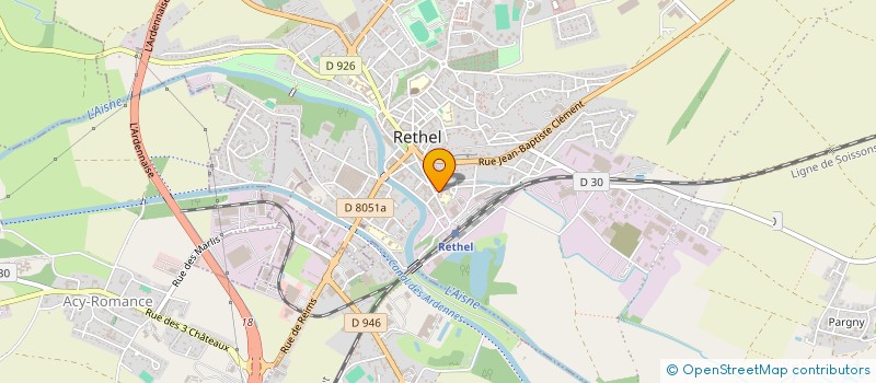 localisation de l'entreprise 909 331 498   RETHEL