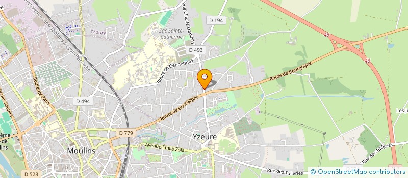 localisation de l'entreprise 909 332 264   YZEURE