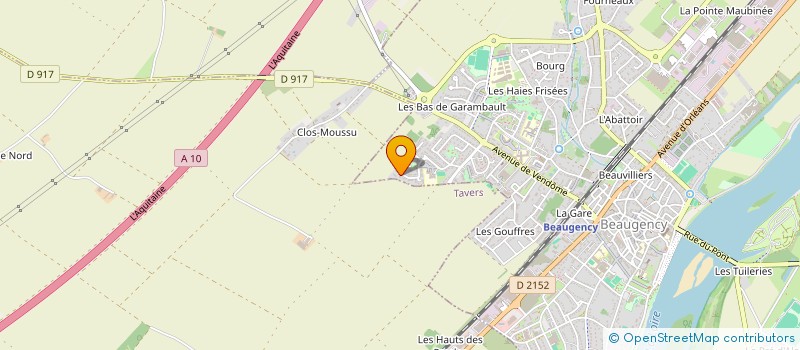 localisation de l'entreprise 909 332 579   BEAUGENCY