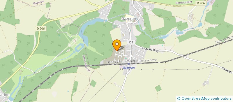 localisation de l'entreprise 909 343 444   GAZERAN