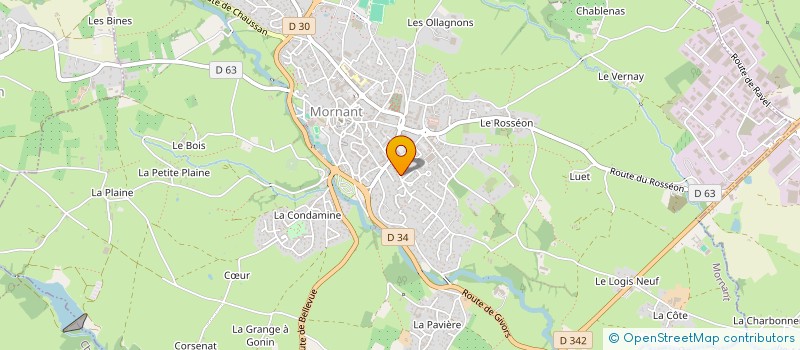 localisation de l'entreprise 909 363 095 à MORNANT