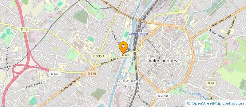 localisation de l'entreprise 909 369 142 à VALENCIENNES