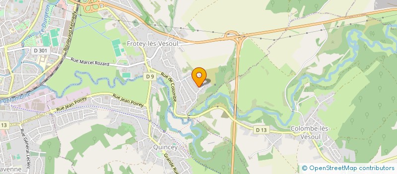 localisation de l'entreprise 909 373 078   FROTEY-LES-VESOUL