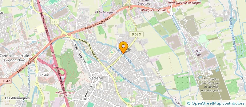 localisation de l'entreprise 909 379 786   VEDENE