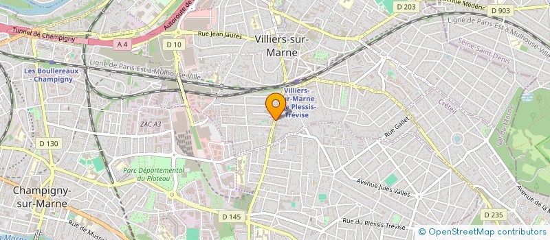 localisation de l'entreprise 909 403 420  à VILLIERS-SUR-MARNE