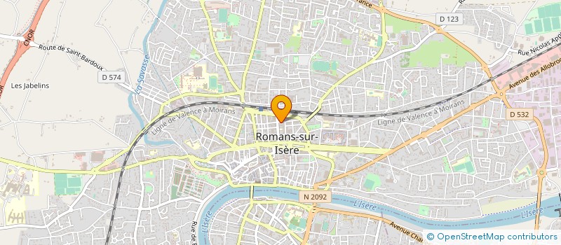 localisation de l'entreprise 909 416 497   ROMANS-SUR-ISERE