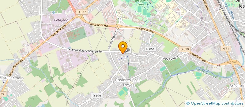 localisation de l'entreprise 909 417 917 à ROSIERES-PRES-TROYES