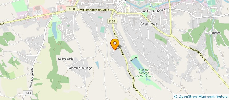 localisation de l'entreprise 909 423 683 à GRAULHET