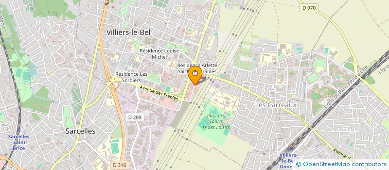 localisation de l'entreprise 909 427 155   VILLIERS-LE-BEL